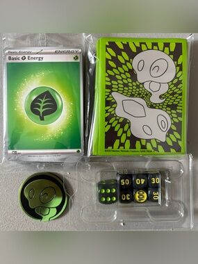Pokemon TCG Perfect Order ETB Dice / Card Sleeves / Coin / Energy Cards